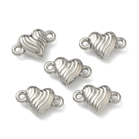 Łącznik serce stal szlachetna 9,5x6 mm 1 szt