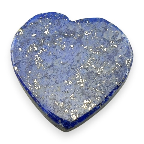 Lapis lazuli kaboszon serce 19x19 mm nr 436