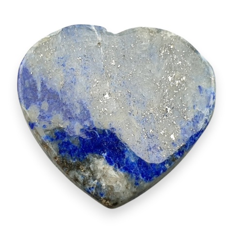 Lapis lazuli kaboszon serce 21x19 mm nr 379