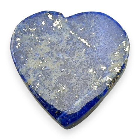 Lapis lazuli kaboszon serce 21x21 mm nr 408