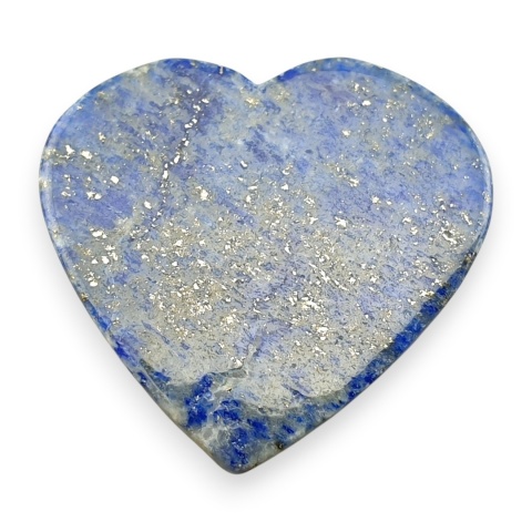 Lapis lazuli kaboszon serce 22x21 mm nr 434