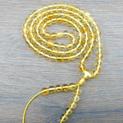 Mala 108 bursztyn bałtycki 6 mm 1 szt.
