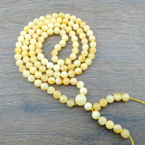 Mala 108 Baltic Amber milky 5.5 mm 1 pc.