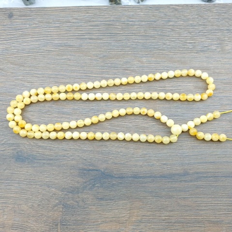Mala 108 Baltic Amber milky 5.5 mm 1 pc.