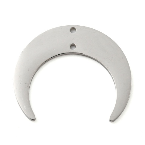 Zawieszka lunula stal szkachetna 25x21 mm 1szt