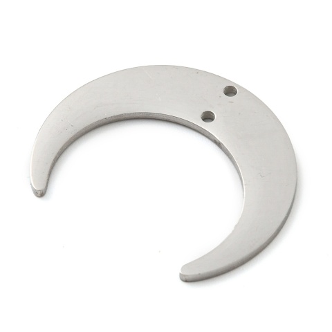 Zawieszka lunula stal szkachetna 25x21 mm 1szt