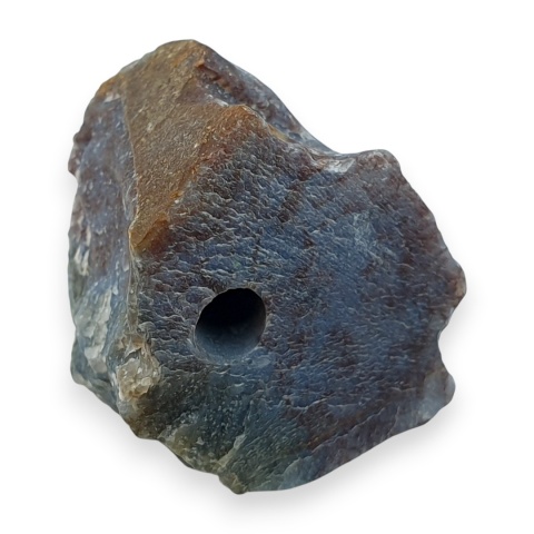 Agat indyjski bryłka z dziurką 24x21 mm nr 130