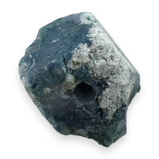 Agat indyjski bryłka z dziurką 26x21 mm nr 128