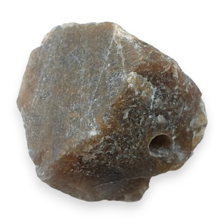 Agat indyjski bryłka z dziurką 26x22 mm nr 131