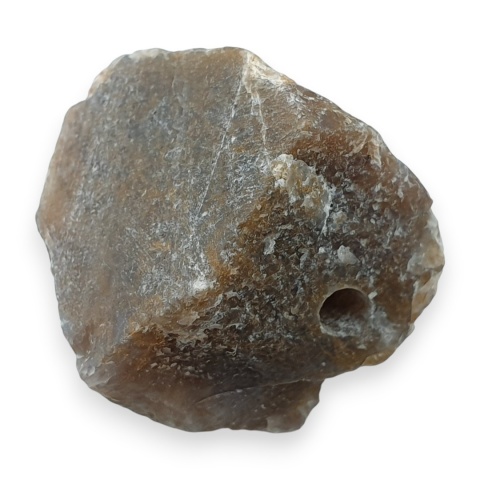 Agat indyjski bryłka z dziurką 26x22 mm nr 131