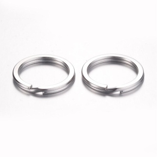 Key ring 32x2.5 mm stainless steel 1 pc