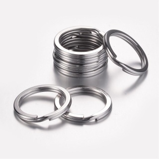 Key ring 32x2.5 mm stainless steel 1 pc