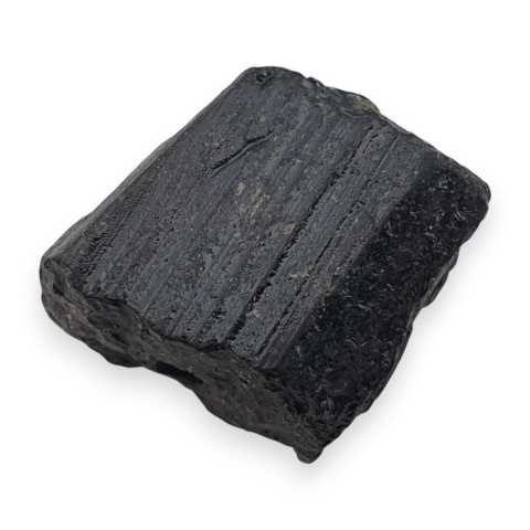 Czarny turmalin bryłka z dziurką 13x12 mm nr 363