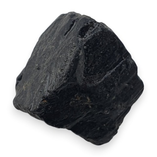 Czarny turmalin bryłka z dziurką 14x12 mm nr 358