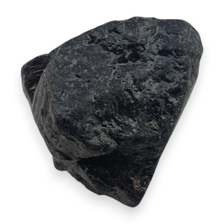 Czarny turmalin bryłka z dziurką 14x12 mm nr 368
