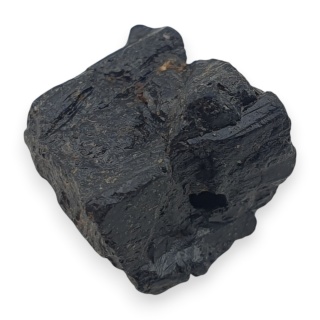 Czarny turmalin bryłka z dziurką 15x12 mm nr 370