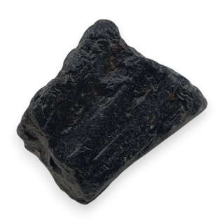 Czarny turmalin bryłka z dziurką 15x13 mm nr 354