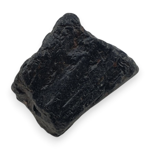 Czarny turmalin bryłka z dziurką 15x13 mm nr 354