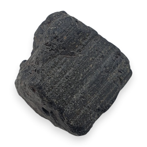 Czarny turmalin bryłka z dziurką 15x14 mm nr 325