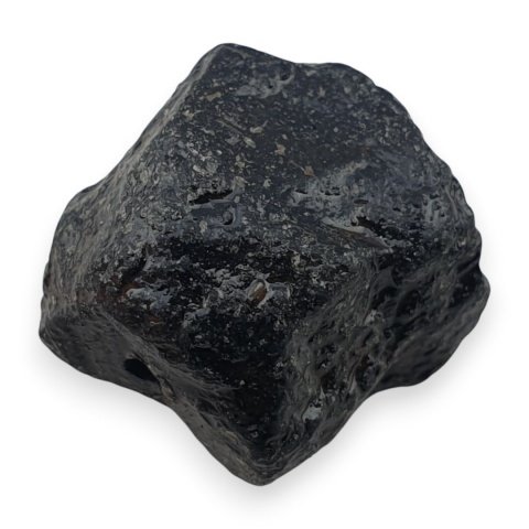 Black tourmaline nugget with a hole 15x14 mm no 342