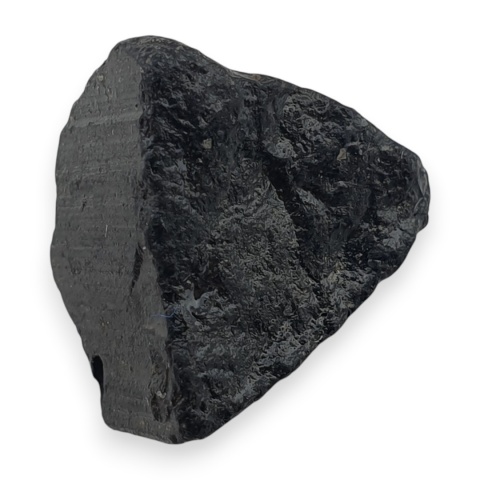 Czarny turmalin bryłka z dziurką 15x14 mm nr 351