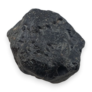 Czarny turmalin bryłka z dziurką 15x14 mm nr 357