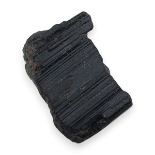 Czarny turmalin bryłka z dziurką 16x12 mm nr 341