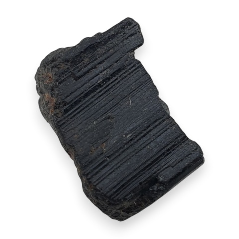 Czarny turmalin bryłka z dziurką 16x12 mm nr 341