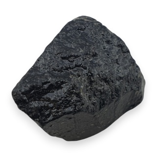 Czarny turmalin bryłka z dziurką 16x12 mm nr 348