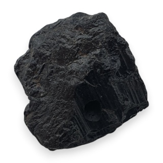 Czarny turmalin bryłka z dziurką 16x12 mm nr 350