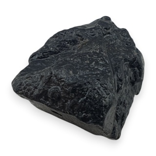 Czarny turmalin bryłka z dziurką 16x13 mm nr 283