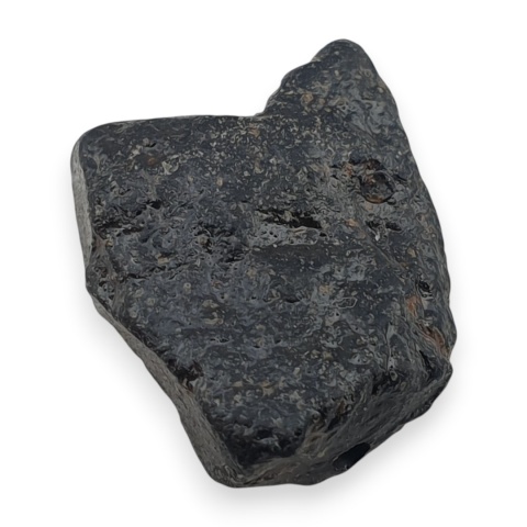 Czarny turmalin bryłka z dziurką 16x13 mm nr 284