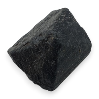 Czarny turmalin bryłka z dziurką 16x13 mm nr 309