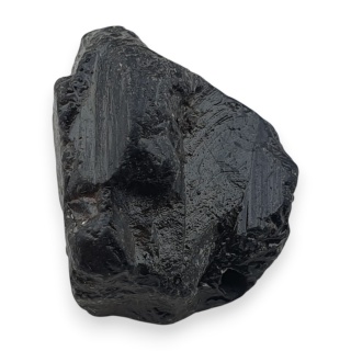 Czarny turmalin bryłka z dziurką 16x13 mm nr 329