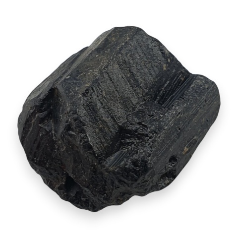 Czarny turmalin bryłka z dziurką 16x13 mm nr 355