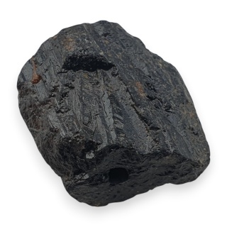 Czarny turmalin bryłka z dziurką 16x13 mm nr 355
