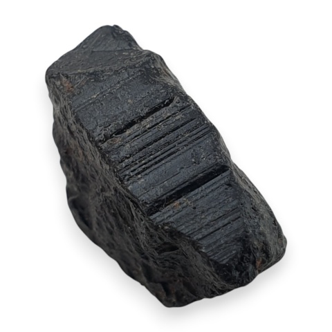 Czarny turmalin bryłka z dziurką 16x13 mm nr 362