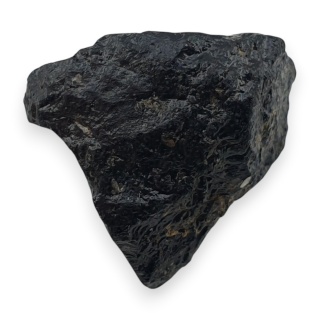 Czarny turmalin bryłka z dziurką 16x13 mm nr 369