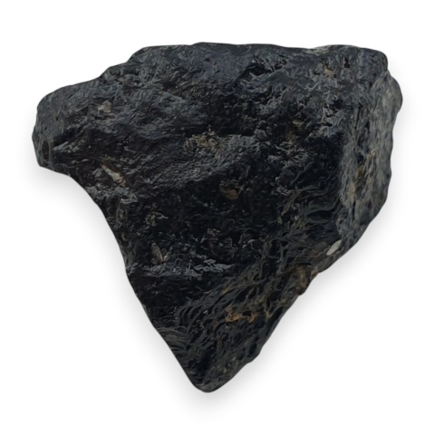 Czarny turmalin bryłka z dziurką 16x13 mm nr 369