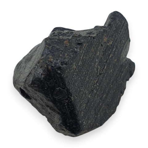 Czarny turmalin bryłka z dziurką 16x14 mm nr 326