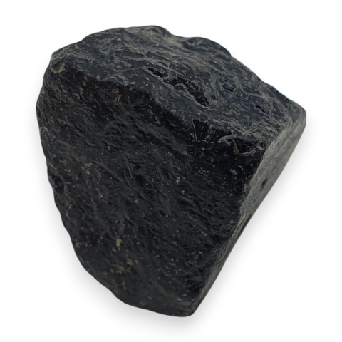 Czarny turmalin bryłka z dziurką 16x14 mm nr 328