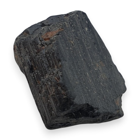 Czarny turmalin bryłka z dziurką 16x14 mm nr 356