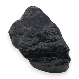 Czarny turmalin bryłka z dziurką 17x12 mm nr 302