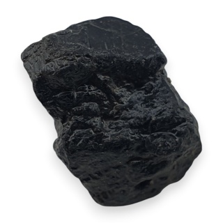 Czarny turmalin bryłka z dziurką 17x12 mm nr 367