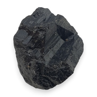 Czarny turmalin bryłka z dziurką 17x13 mm nr 347