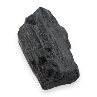 Czarny turmalin bryłka z dziurką 17x13 mm nr 360