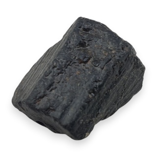 Czarny turmalin bryłka z dziurką 17x14 mm nr 292