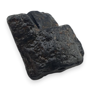 Czarny turmalin bryłka z dziurką 17x14 mm nr 292