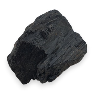 Czarny turmalin bryłka z dziurką 17x14 mm nr 334