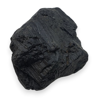 Czarny turmalin bryłka z dziurką 17x14 mm nr 336